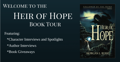 Heir of Hope Book tour
